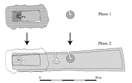 Le plan général du tumulus