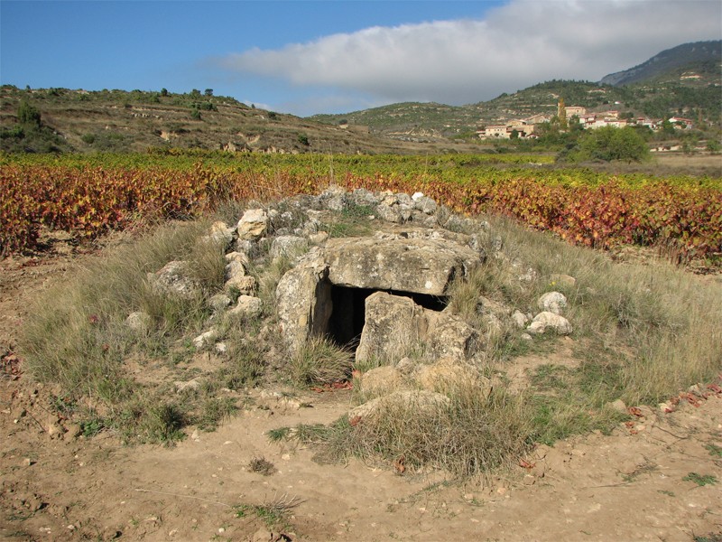 A megalithic grave in La Cascaja (Rioja, Spain)