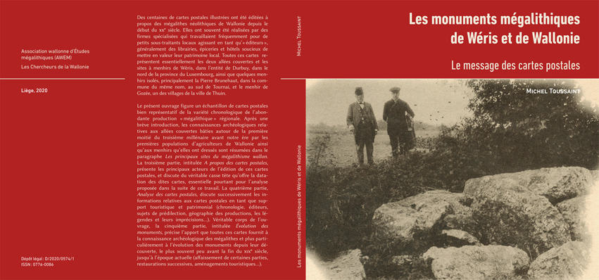  La couverture du livre Les monuments mégalithiques de Wéris et de Wallonie