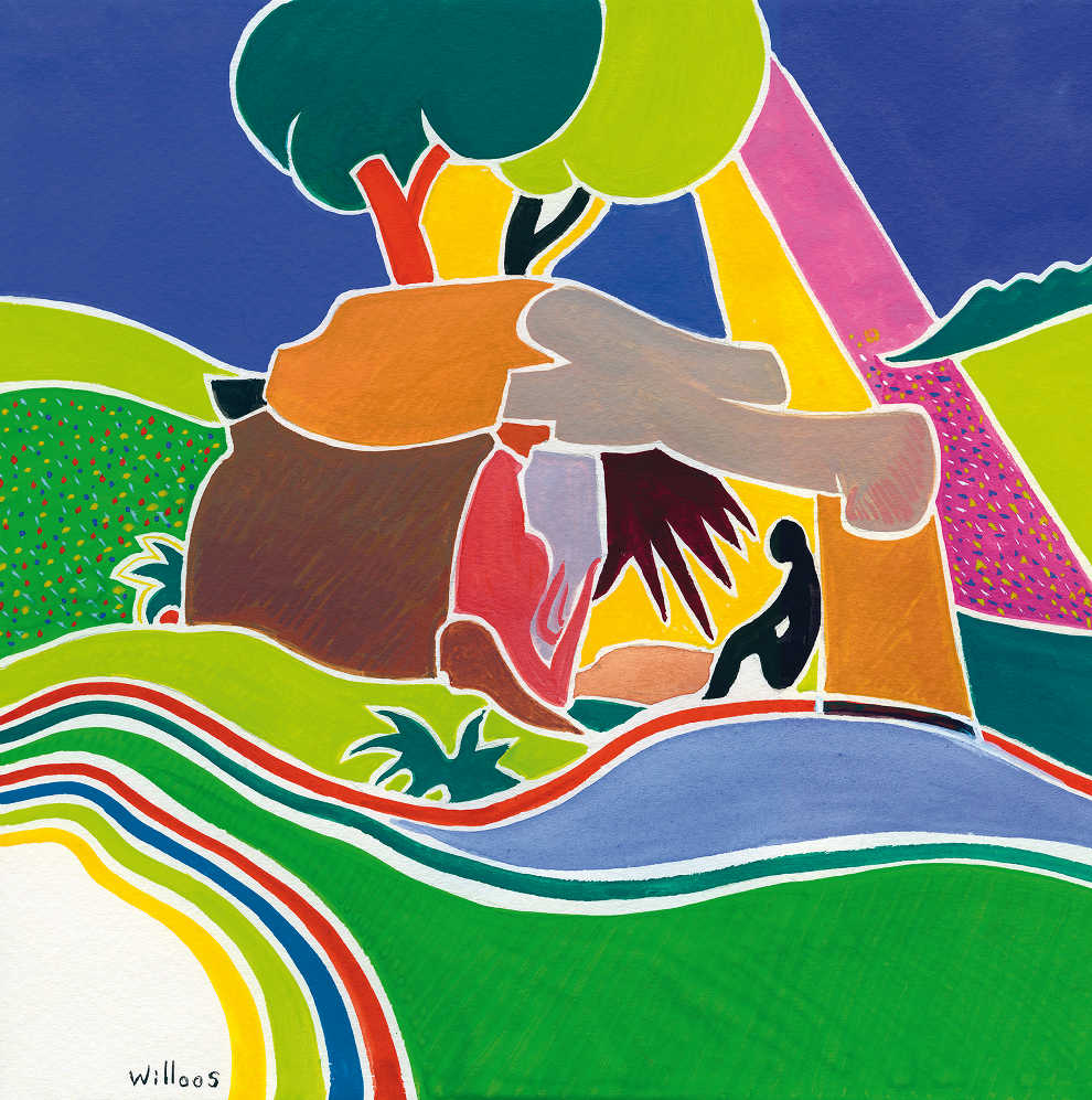 Illustration accompagnant le conte « Le dolmen »