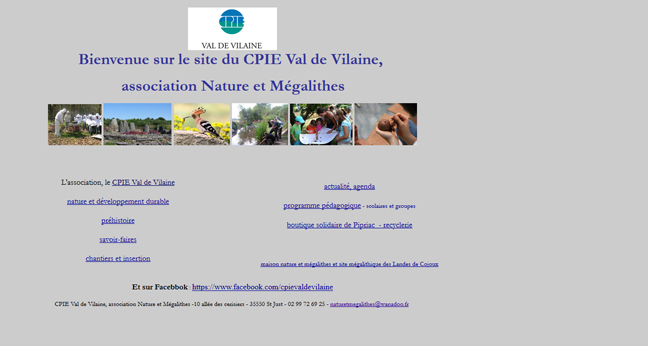 CPIE Val de Vilaine, association Nature et Mégalithes