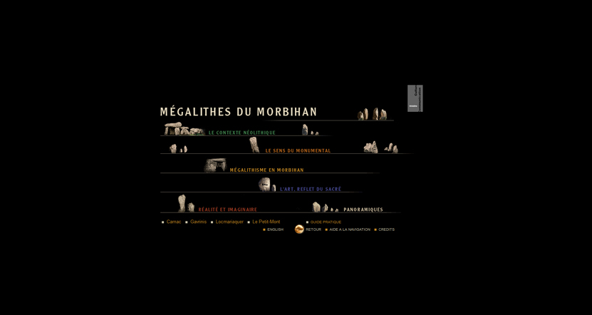 Le site des mégalithes du Morbihan