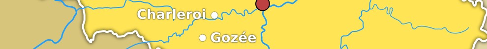 Position de Gozée sur la carte.
