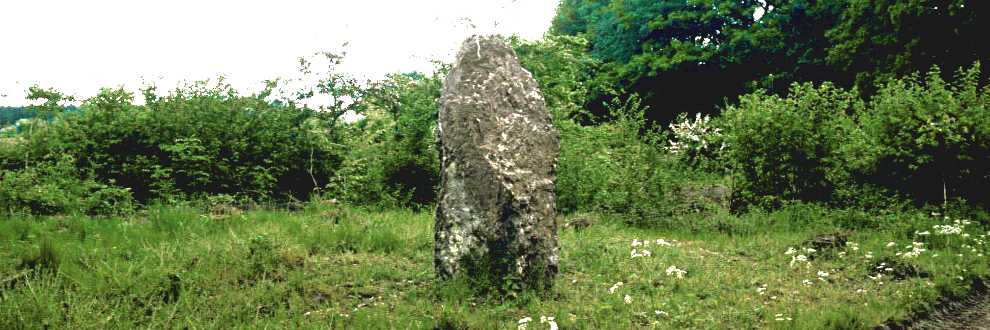 Le menhir de Heyd vu depuis le nord.
